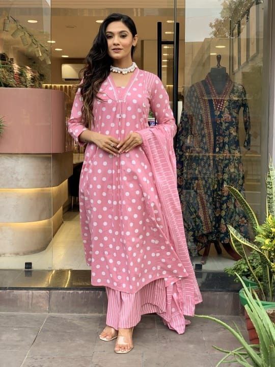 Polki Print kurta set