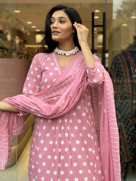 Polki Print kurta set