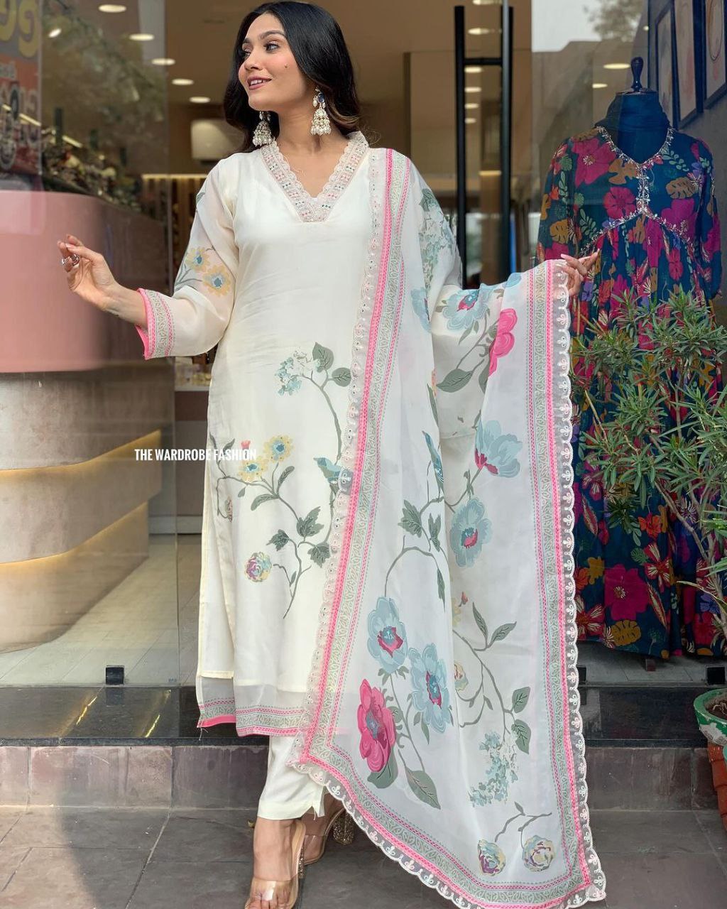 NEW ORGENZA SUIT SET