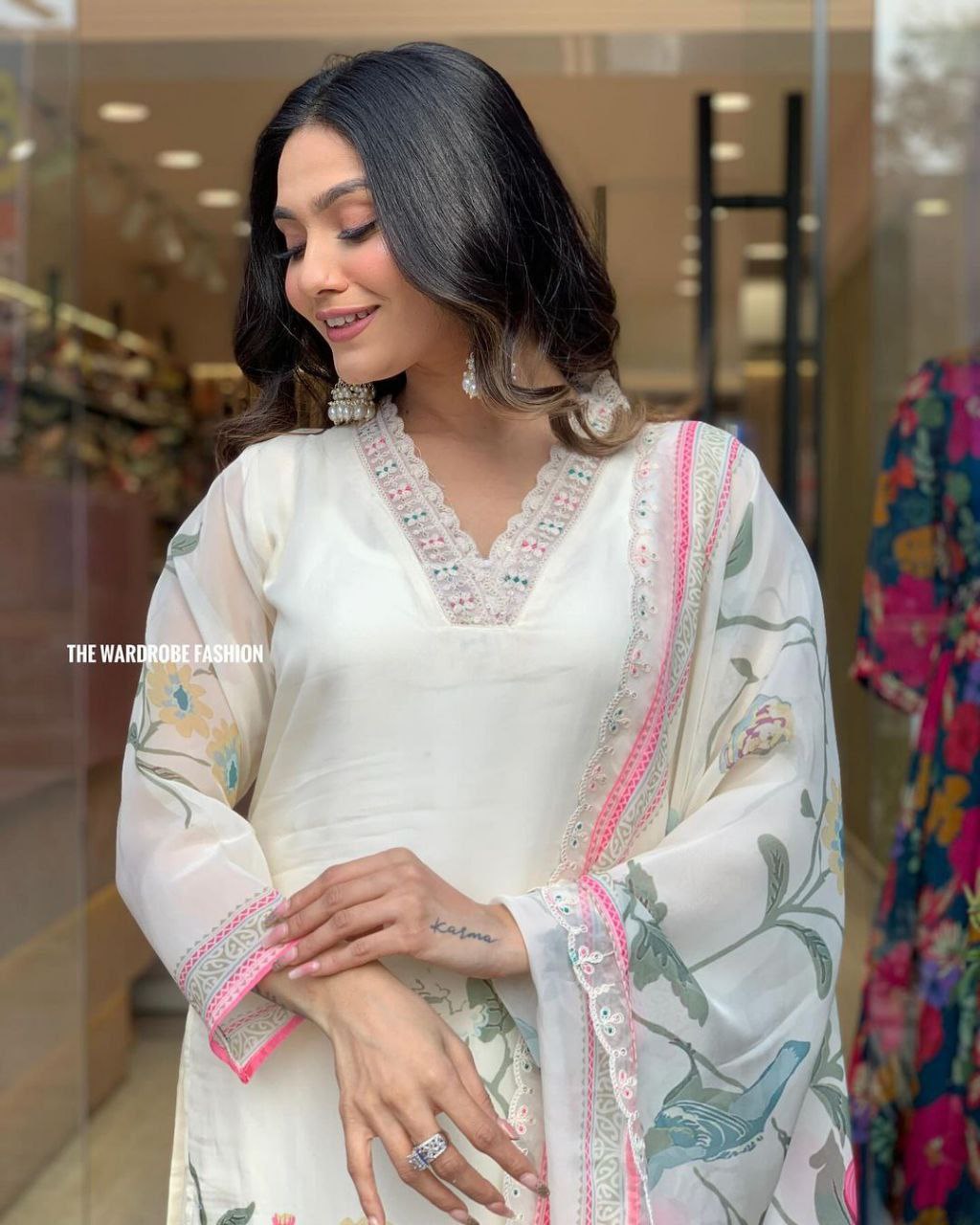 NEW ORGENZA SUIT SET