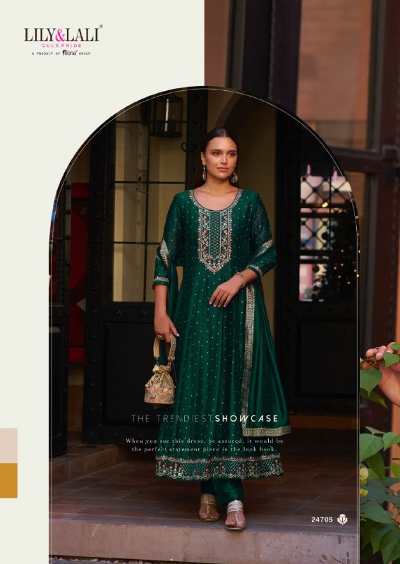 Green Kurti in Embroidery Work And Hand Work On Vicitra Silk.