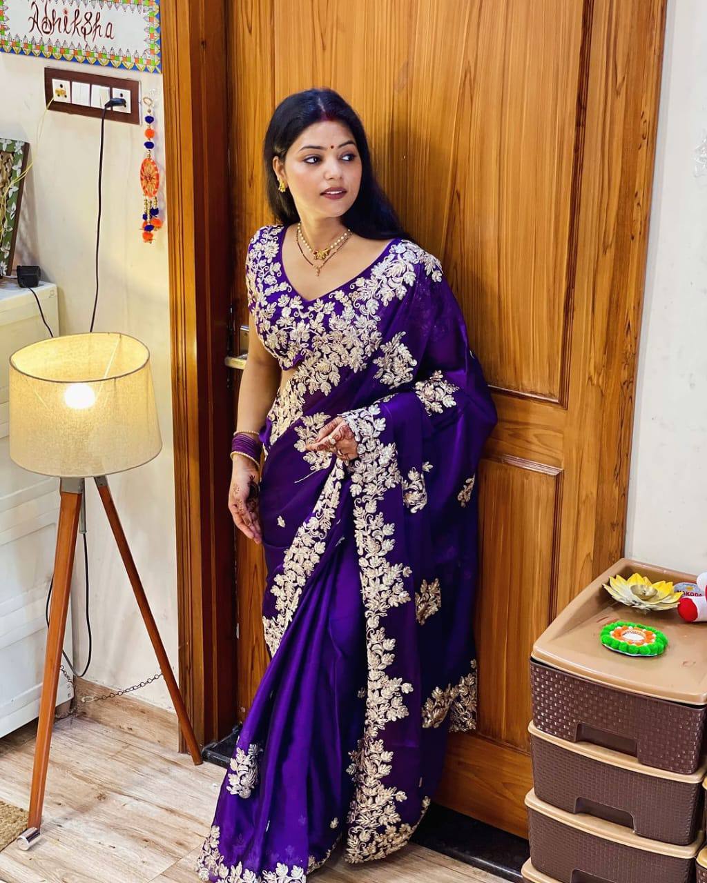 Blue well sarees
