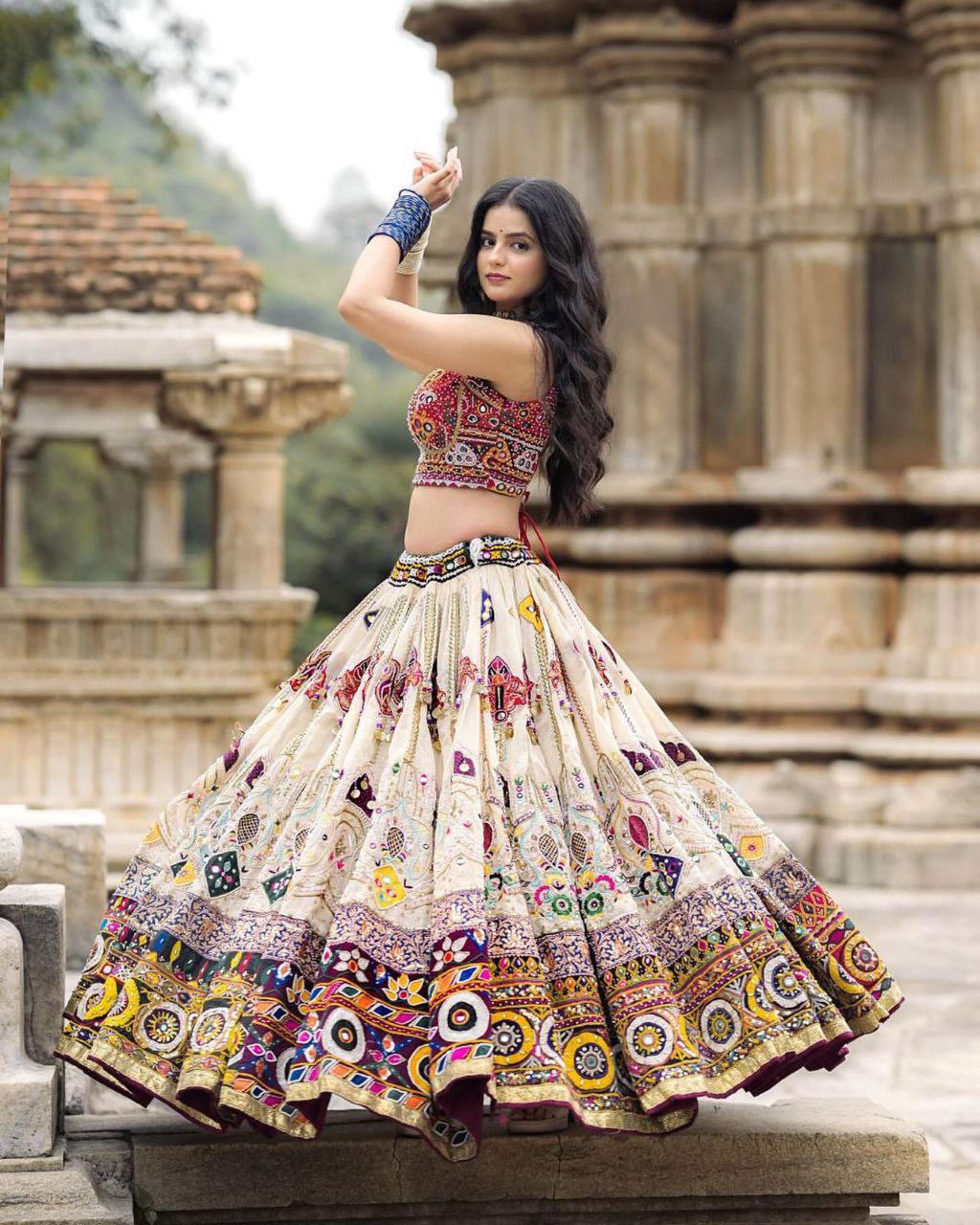 Premium Muslin Cotton Digital Print Lehenga Choli for Women