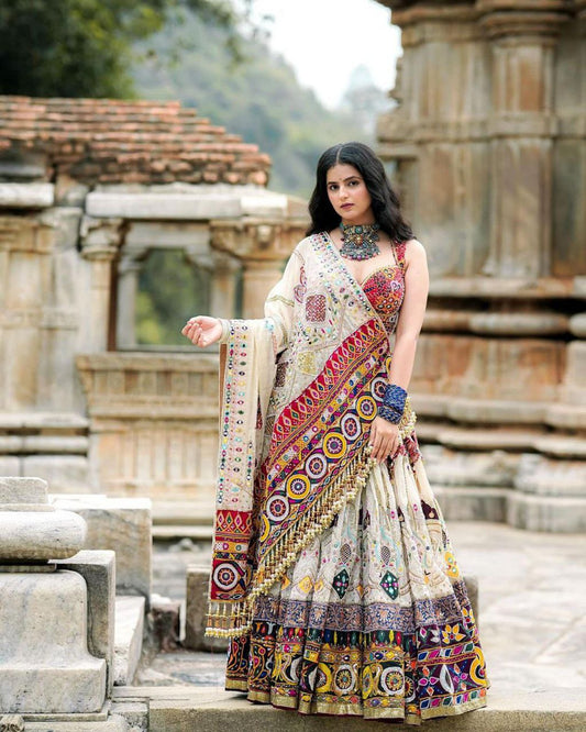 Premium Muslin Cotton Digital Print Lehenga Choli for Women