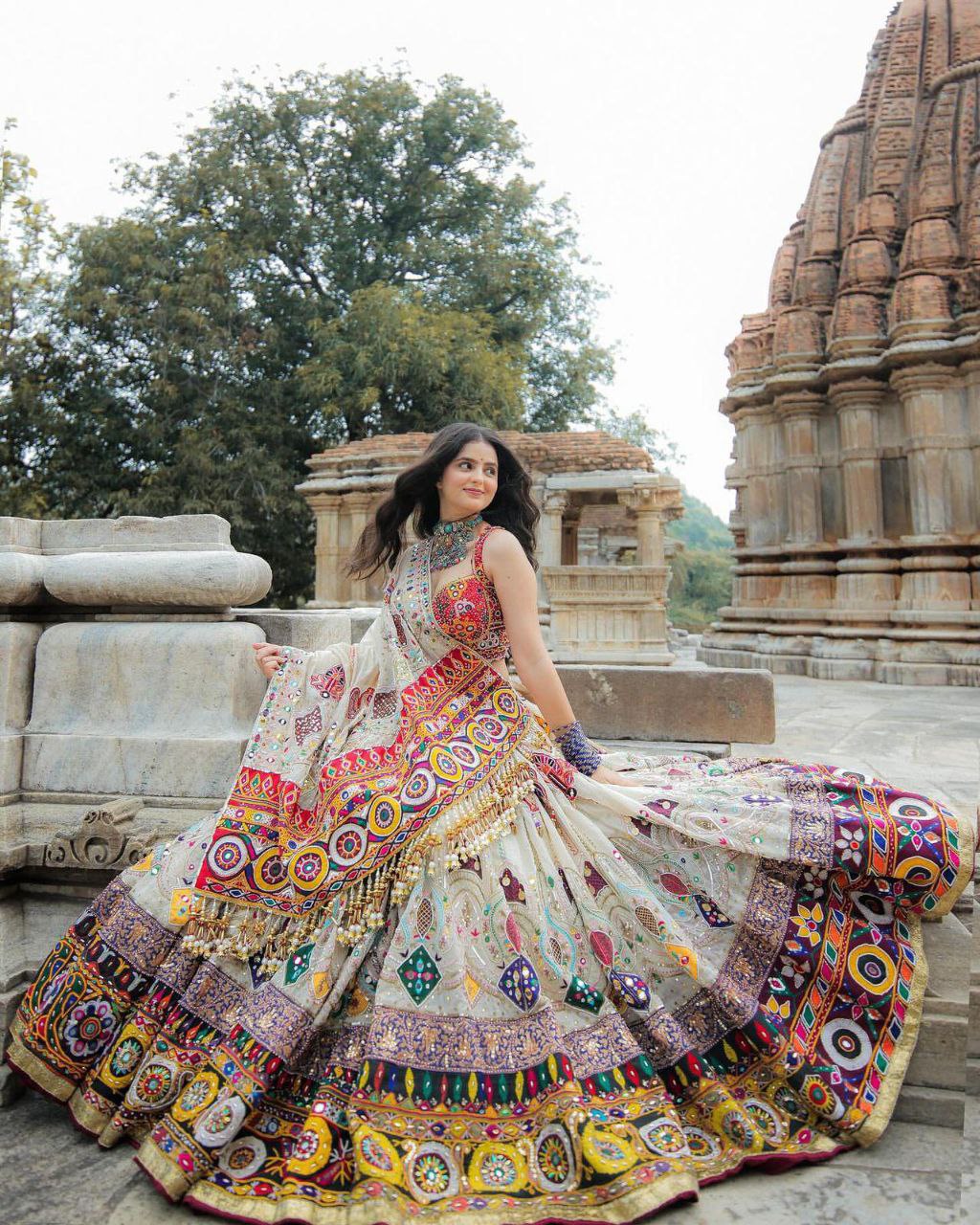 Premium Muslin Cotton Digital Print Lehenga Choli for Women