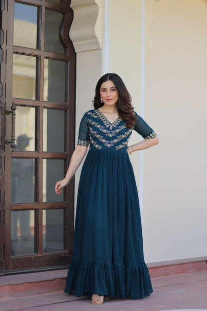 PREMIUM READYMADE DESIGNER BEAUTIFULL GOWN