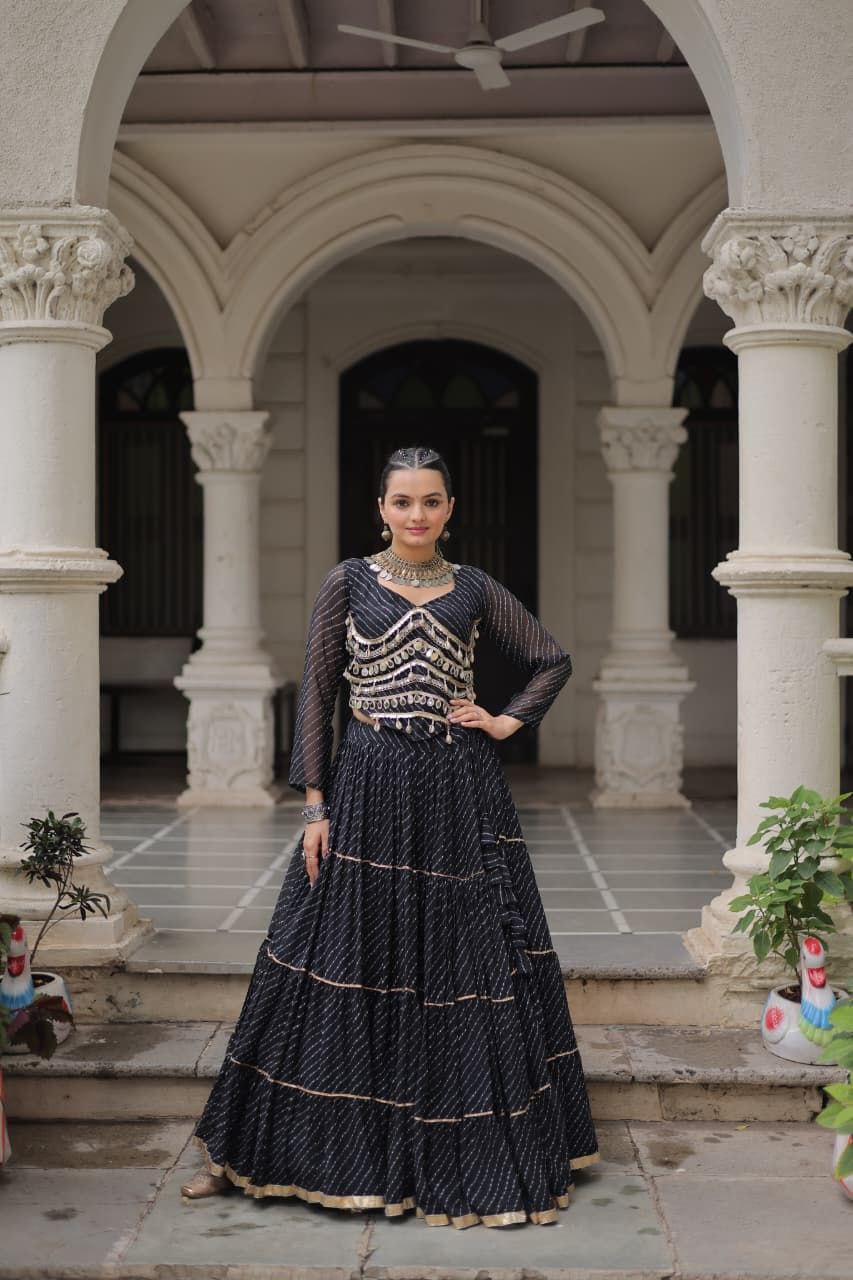 Women’s Traditional Gorgette Lehenga Choli