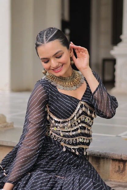 Women’s Traditional Gorgette Lehenga Choli