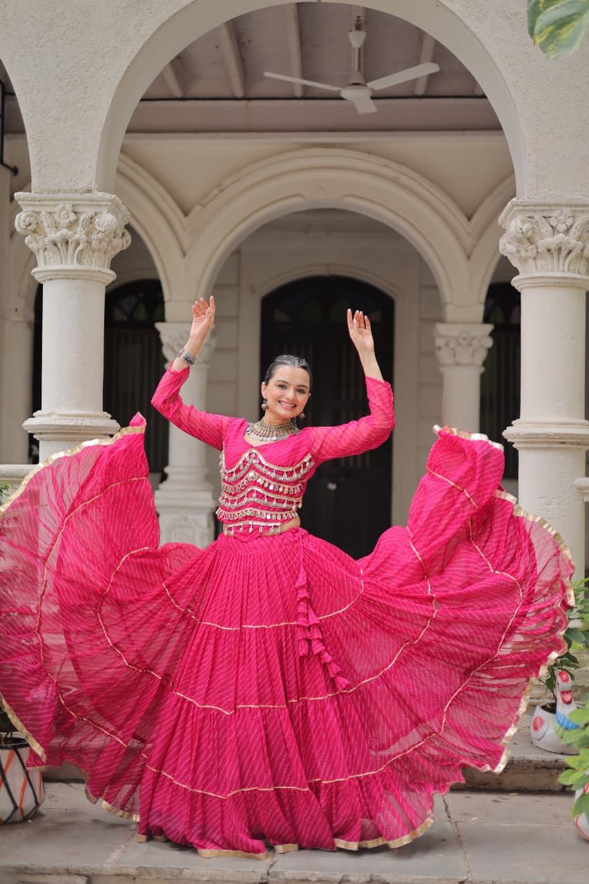 Women’s Traditional Gorgette Lehenga Choli