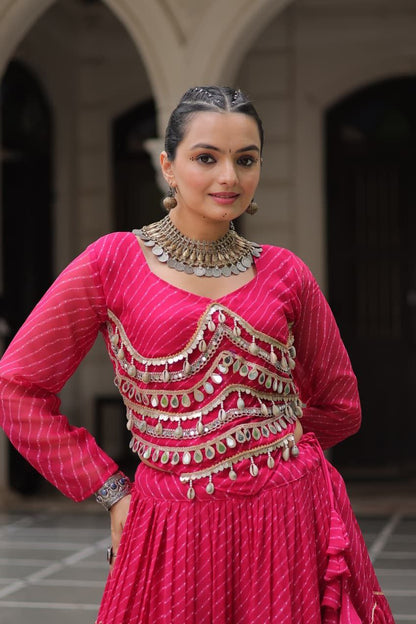 Women’s Traditional Gorgette Lehenga Choli