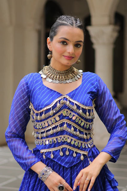 Women’s Traditional Gorgette Lehenga Choli
