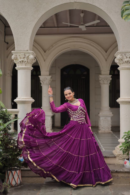 Women’s Traditional Gorgette Lehenga Choli