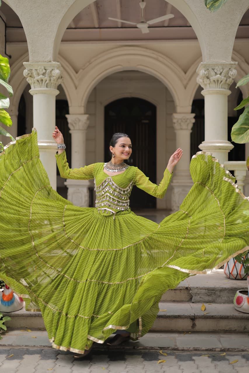 Women’s Traditional Gorgette Lehenga Choli