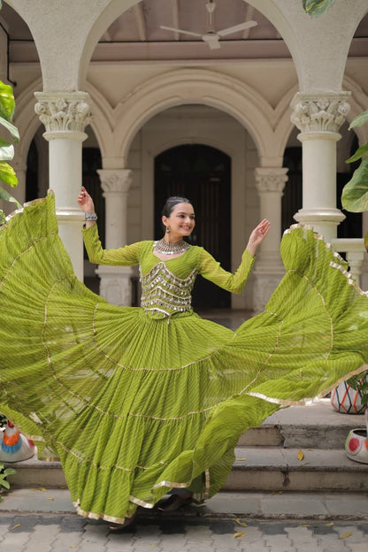 Women’s Traditional Gorgette Lehenga Choli