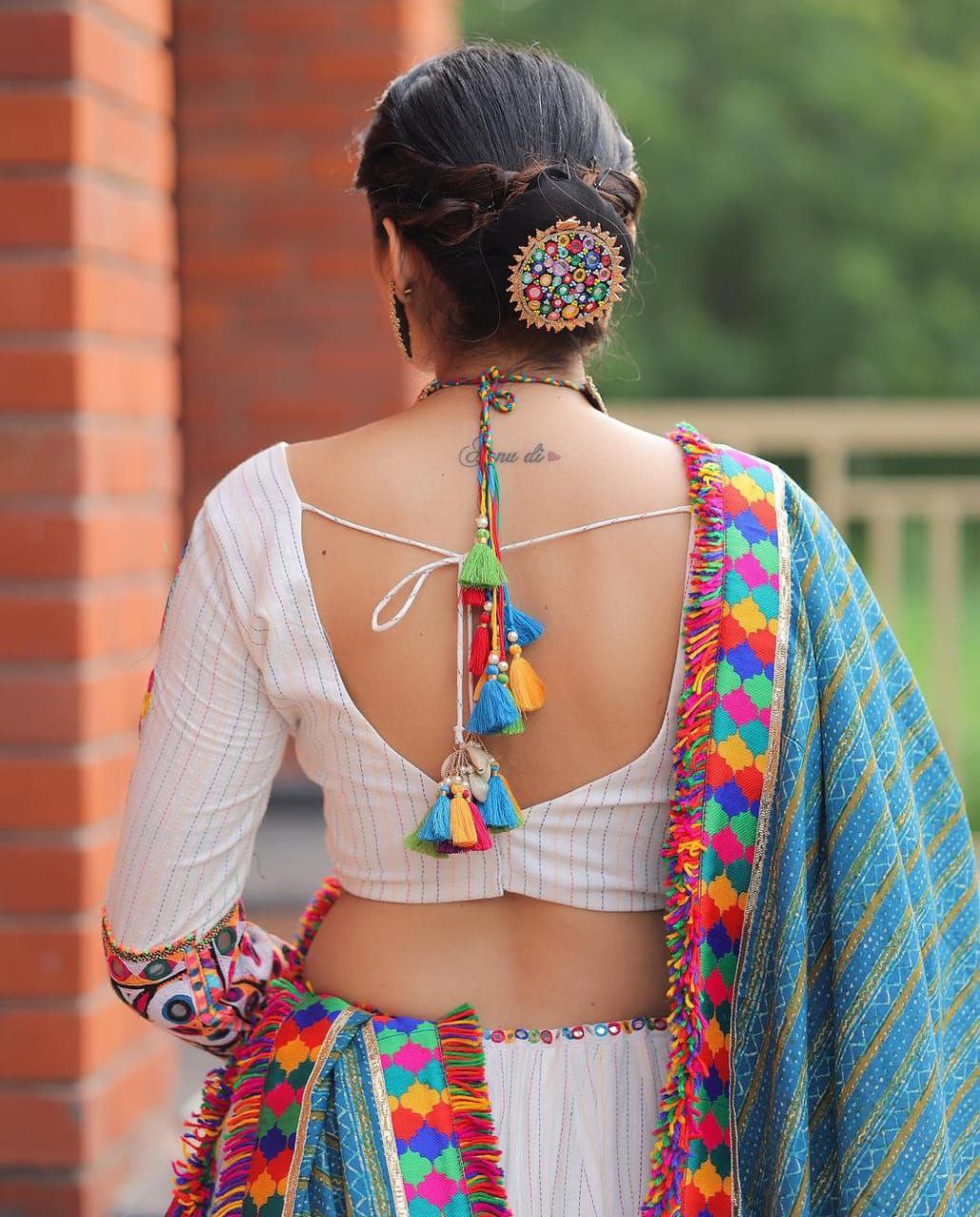 SPECIAL NAVRATRI COLLECTION LENGHA CHOLI WITH REAL MIRROR WORK