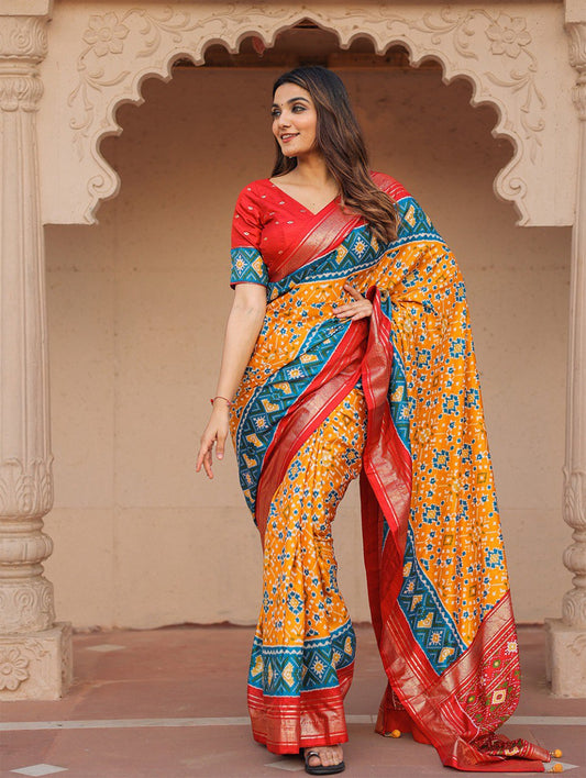 most ethereal designs that detailed patola print