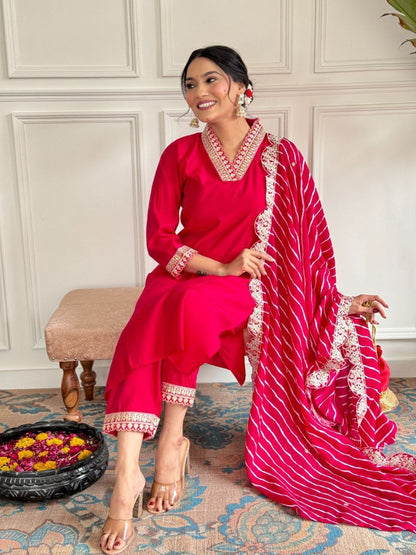 Attractive Embroidery Work Kurti