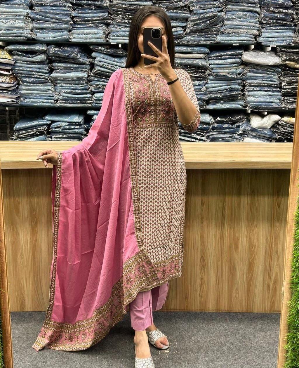 For a festive gathering, you’ll can opt for our kurti Set