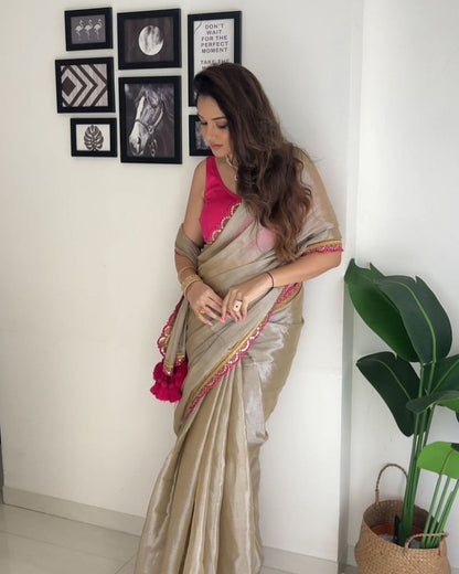 GOLDEN SOFT SAREE
