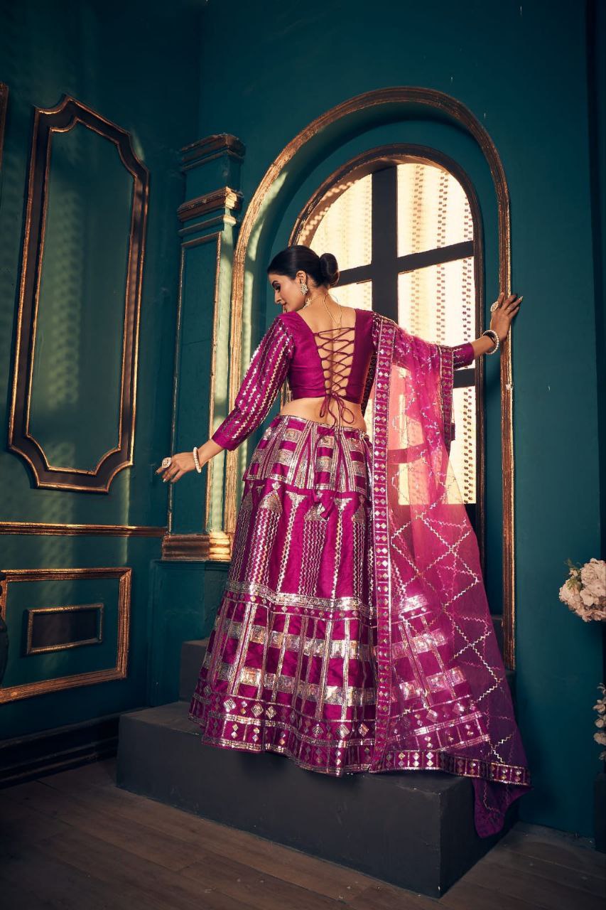Latest wedding lahengha-Choli collection