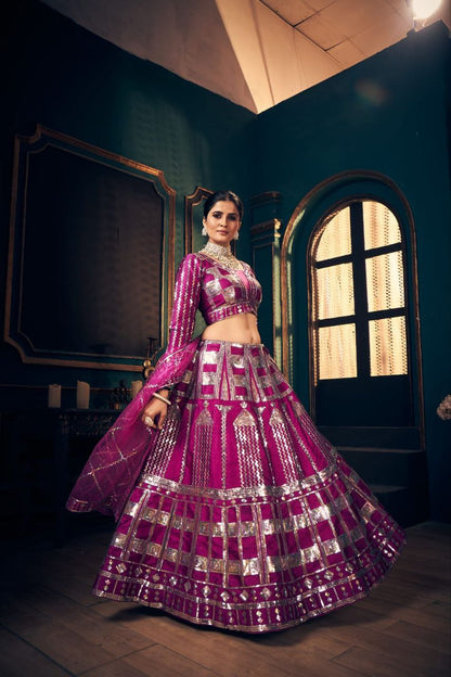 Latest wedding lahengha-Choli collection